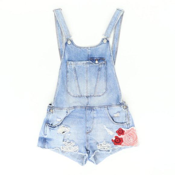 Zara Pants - Zara Rose Trafaluc Denim Makers Short Overalls
